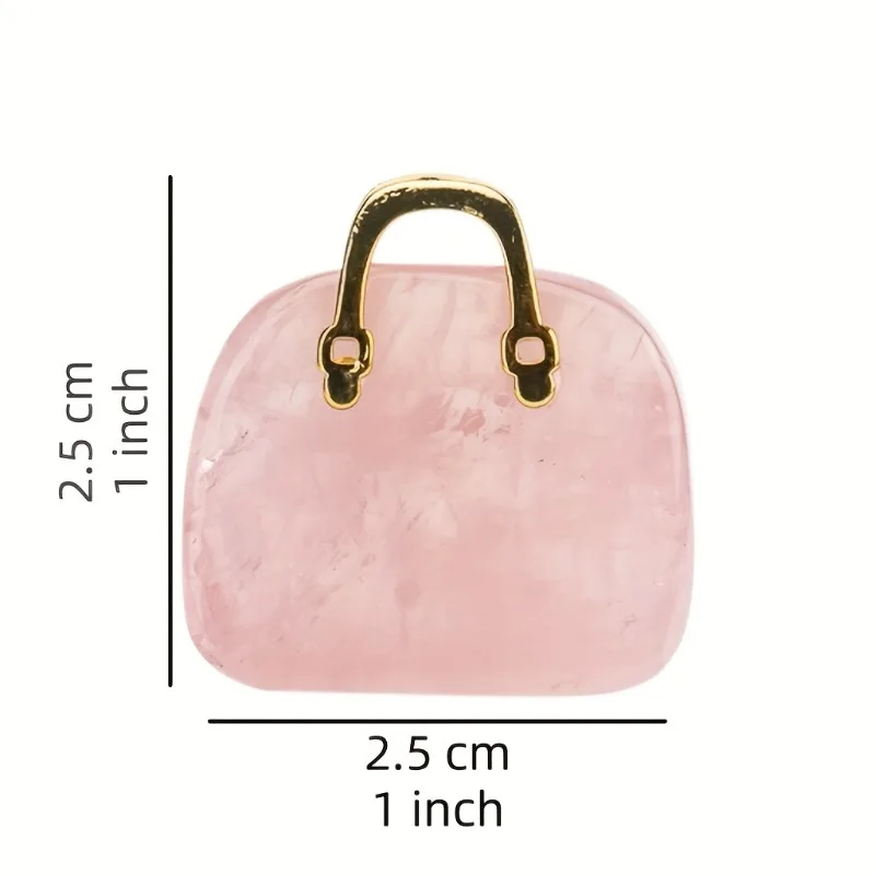 10/25pcs Mini Bag Charms Natural Crystal Pendant Exquisite Gifts for Stone Collection DIY Decorative Accessories Jewelry Making