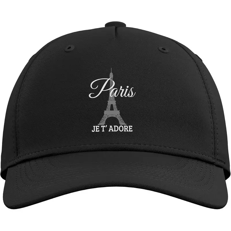 Paris Je T'adore France Eiffel Tower French Souvenir Gift Adjustable Baseball Hat