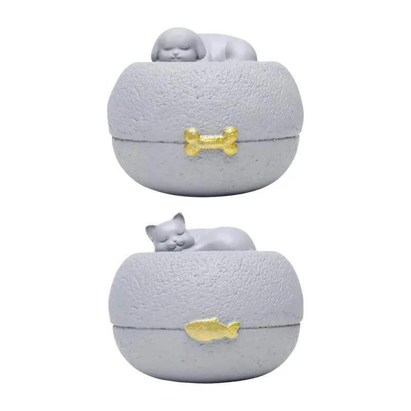 Urna Memorial para Animais de Estimação, Urna de Cremação, Suprimentos para Pets, Caixa de Urna para Guardar Memórias Preciosas, Local de Descanso Final Confortável para Funeral