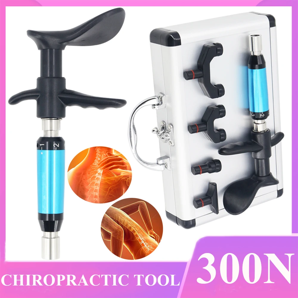 

Chiropractic Adjustment Tools For 2024 New Spine Massager 300N Correction Impulse Bone Setting Back Manual Massage Gun