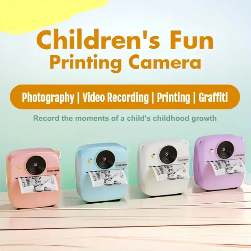 كاميرا رقمية عالية الدقة للأطفال ، تصوير فوري وطباعة ، يمكن تخزين الصور كهدايا للأطفال ، P Pixel #2