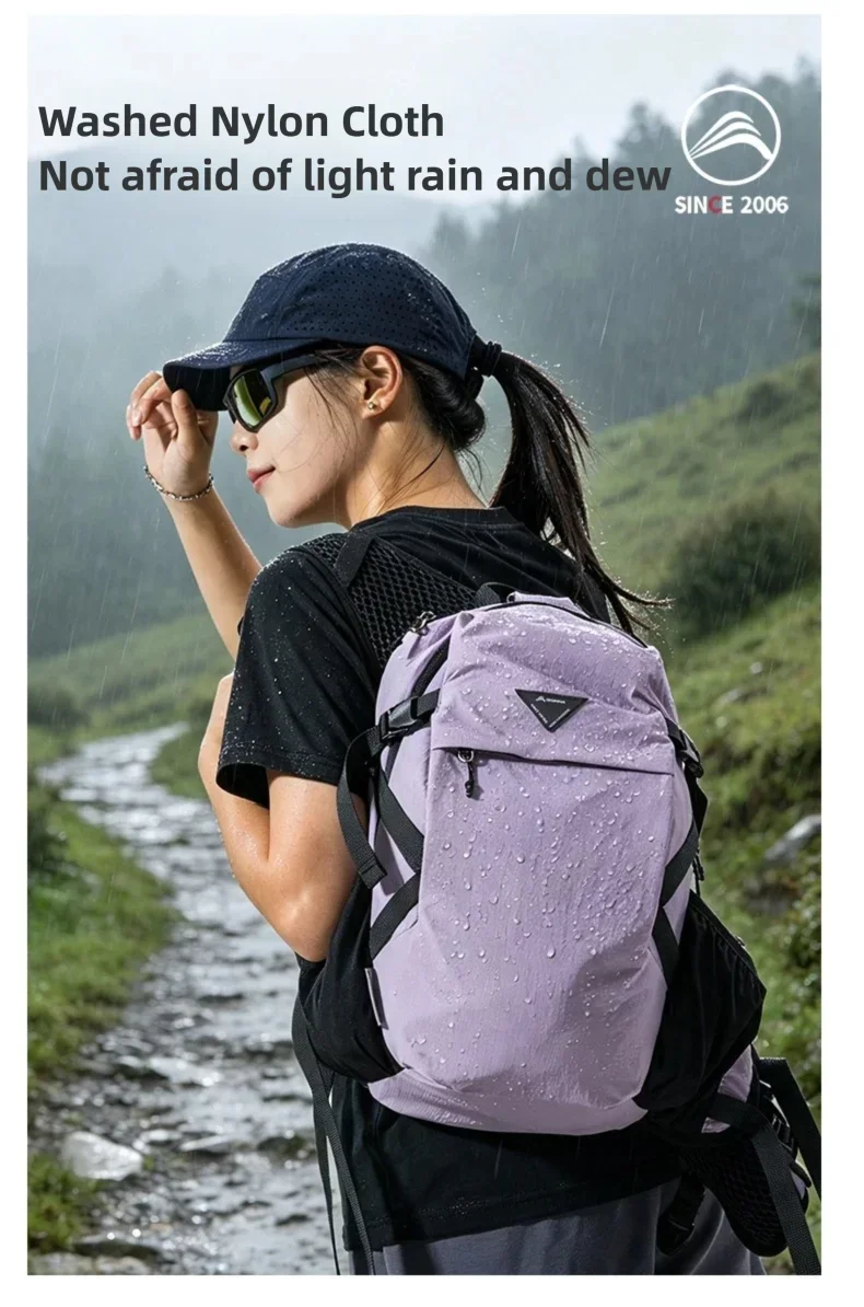 BISINNA Camping-Rucksack 20L Ultraleichter Wasserdichter Wanderrucksack für Männer und Frauen Outdoor Radfahren Reisen Klettern Tasche – Detail 10