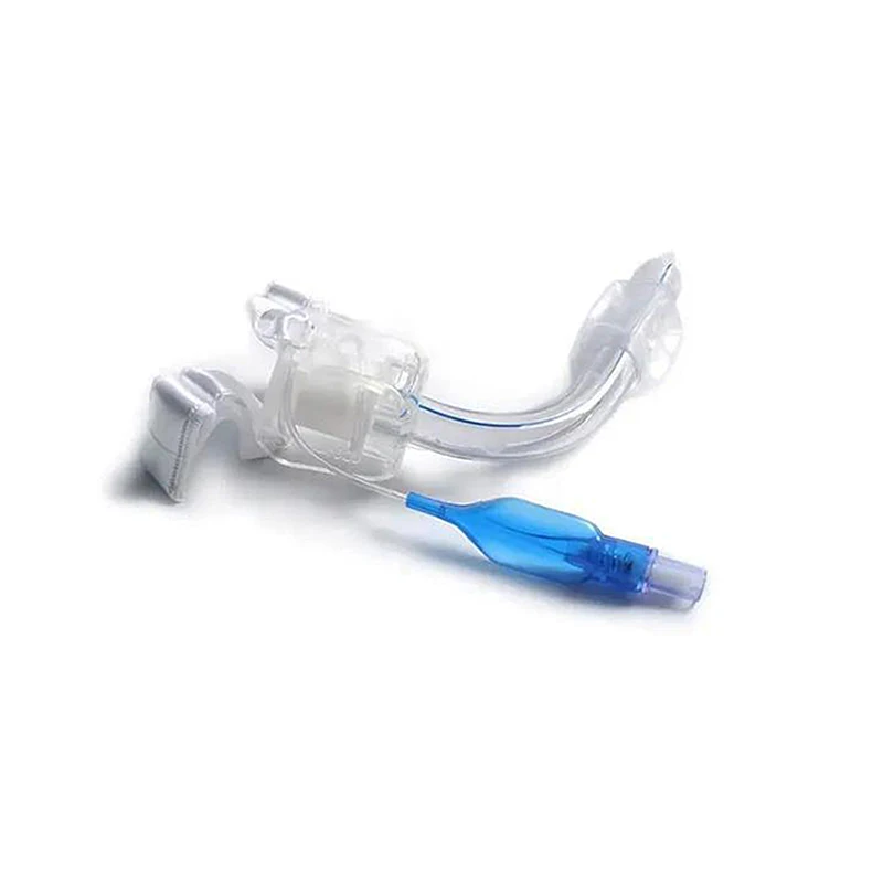 Tubo de traqueotomía de PVC desechable con puño