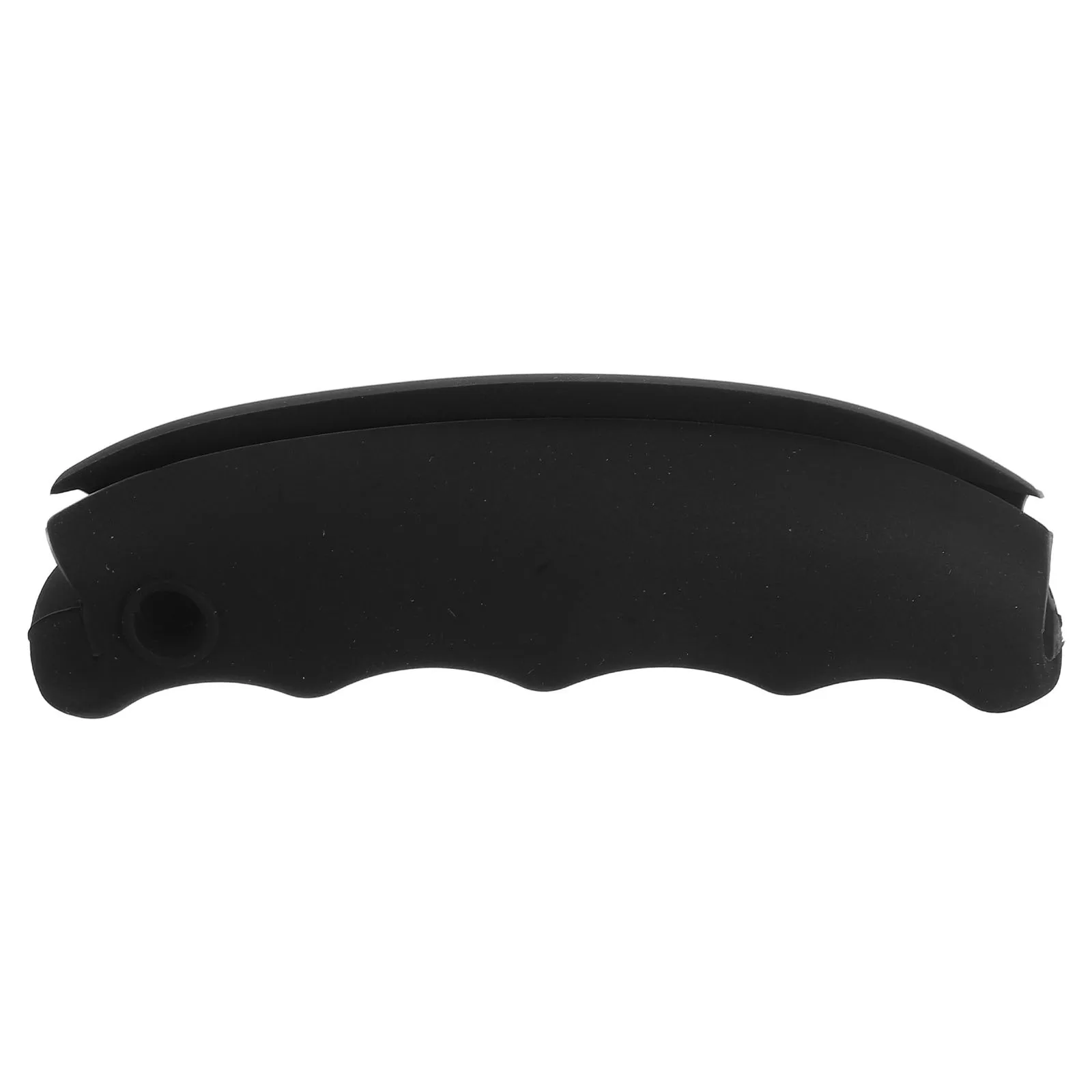 

Silicone Grocery Bag Holder 9x2.3x2.5cm Black Anti-Slip Finger Groove Design Comfortable Grip for Heavy Shopping Bags One-Trip