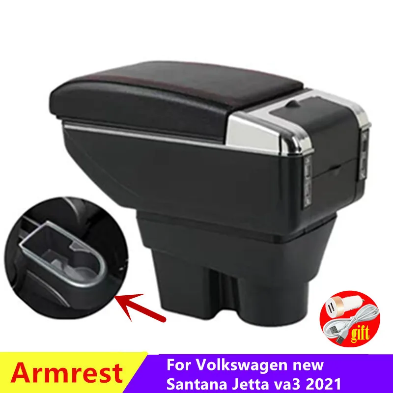 Новый подлокотник Santana Jetta va3 модифицированный Оригинальный 19 специальный центральный подлокотник Нижняя версия для 2021 Volkswagen