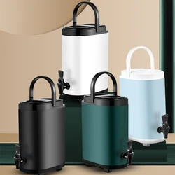 Insulated Beverage Dispenser 8L Stainless Steel Drink Container Hot Cold Drink Server for Parties Thermal Drink Jug
