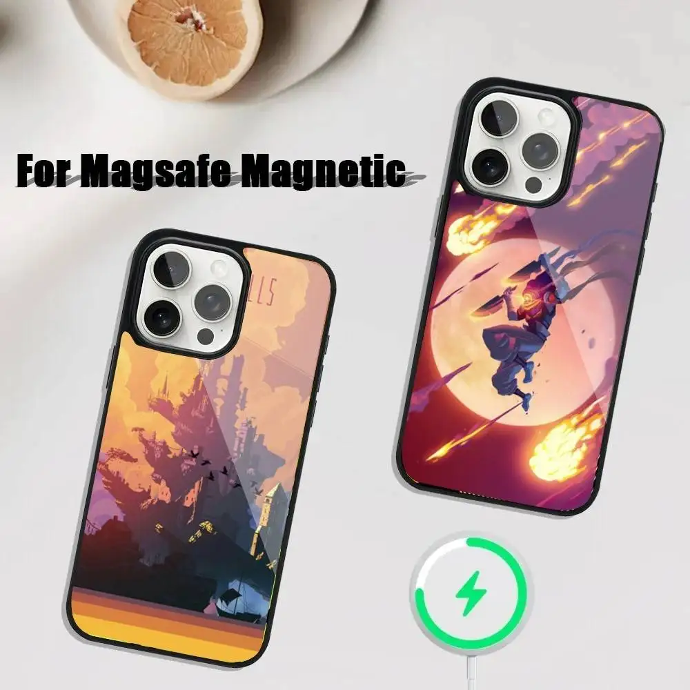 

Чехол для телефона D-Dead Cells Game для iPhone 16,15,14,13,12,11, Plus, Pro, Max Mini Magsafe с магнитной беспроводной зарядкой