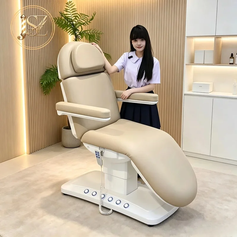 Salon Facial Bed Thick Sponge Cushion Body Relax Massage Table Eyelash Microblading Skincare Treatment Bed