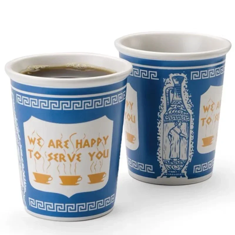 Ceramic New York Coffee Cup with Slogan 