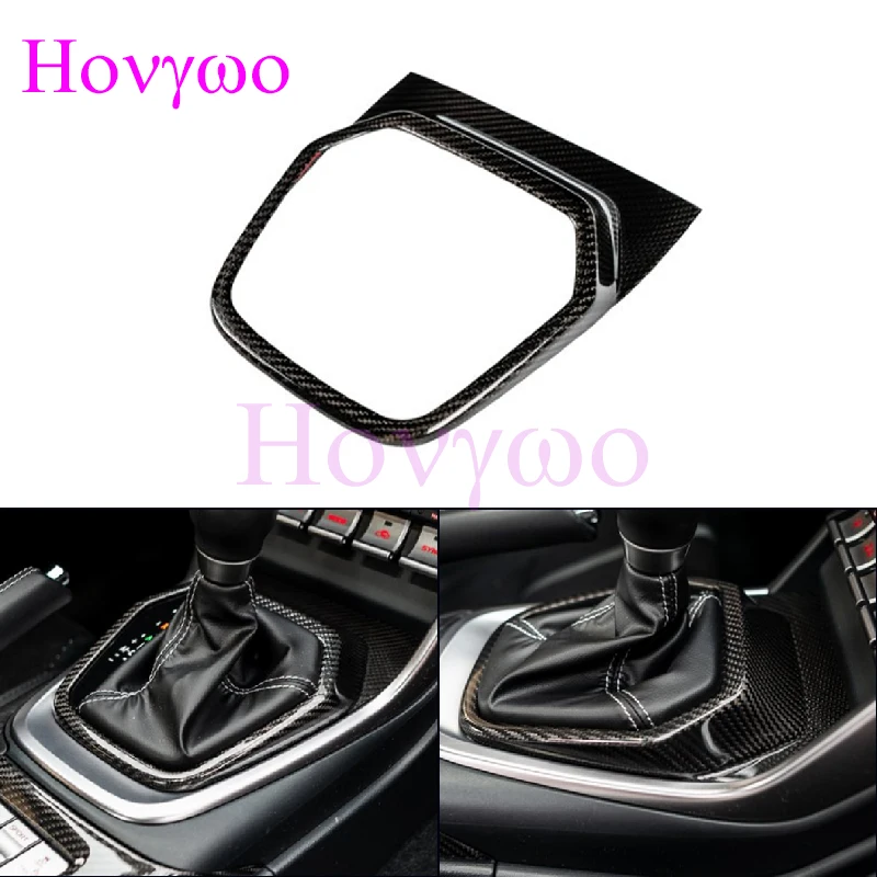 

For Toyota GR86 For Subaru BRZ 2022up Center Control Gear Shifter Frame Trim AT Version Real Carbon Fiber Interior Cover