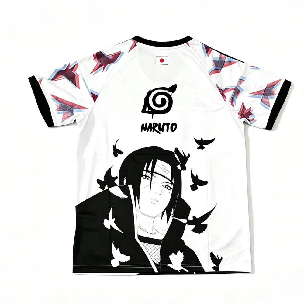 2026 Sommer Anime-Stil 3D Stereoskopisch Bedrucktes Naruto Uzumaki, Sasuke, Kinder-T-Shirt mit Comic-Design – Detail 6