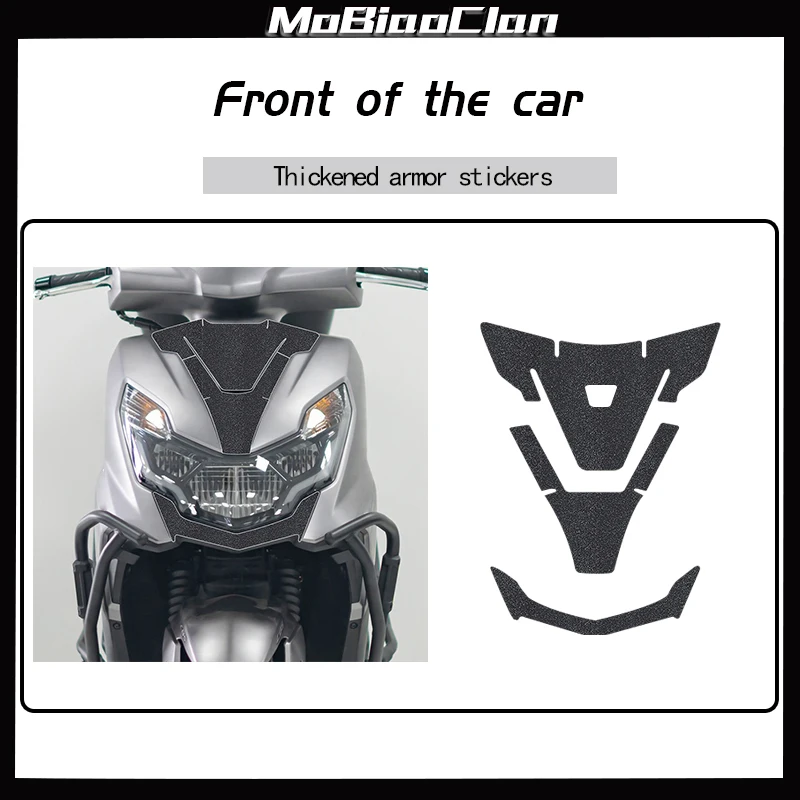 For HAOJUE UFD125 ufd125 Motorcycle Thickened Anti-wear Armor Protection Stickers Body Modification Accessories