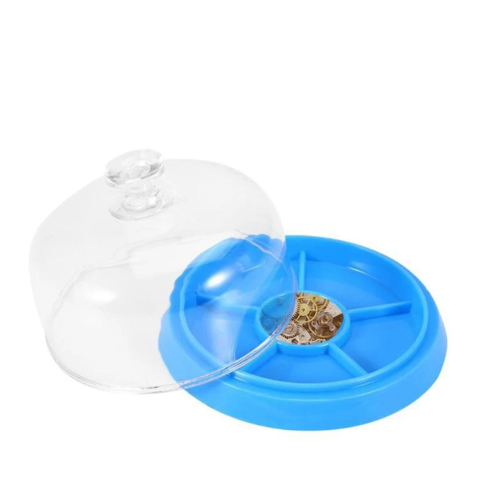 

Portable Watch Cover Box Dust Hanging Strap Transparent Plastic Accessories ganizer Watch Repairing Maintenance Tool