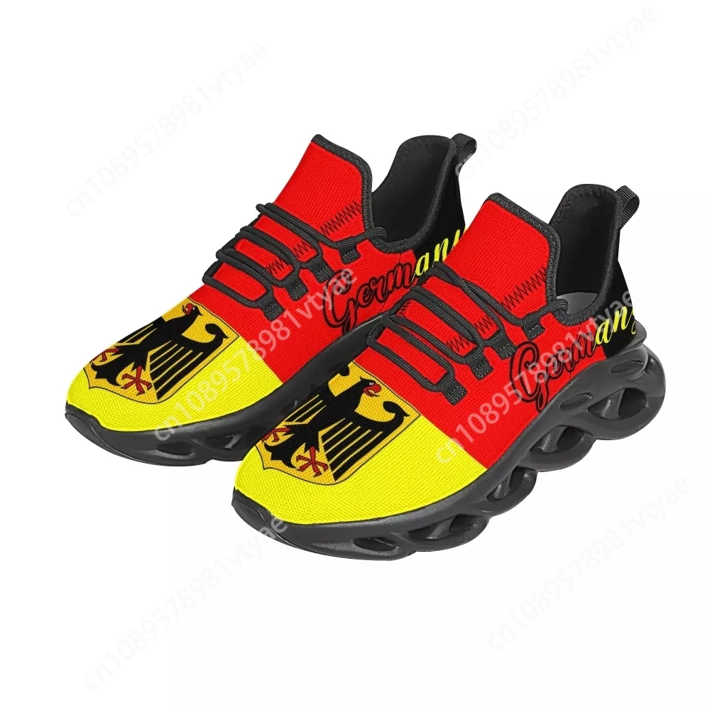 

Custom Made Germany Flag Print Women Mesh Swing Shoes Lightweight Lace up Platform Sneakers Ladies Girls Outdoor Sport Shoes