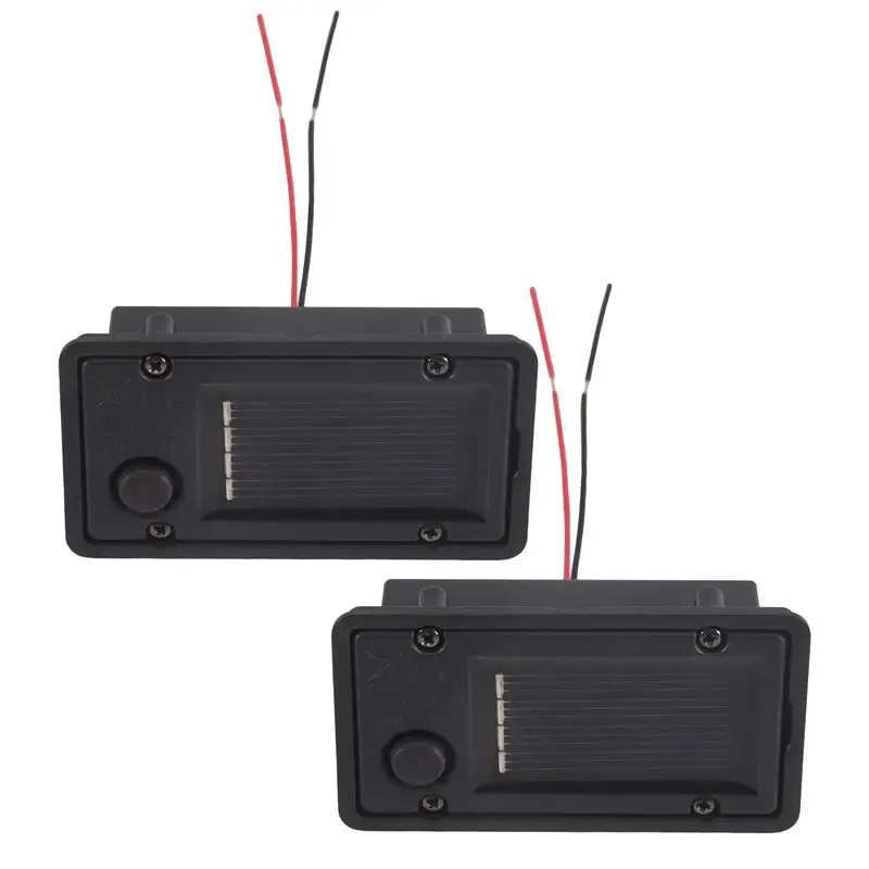 ABJO-Battery Box, Solar Lantern Light Replacement Parts Top For Outdoor Hanging Lanterns Container Home Solar Lamp