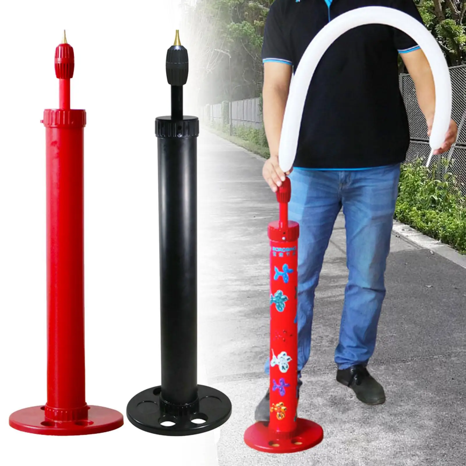 Balloon Air Pump Manual Portable Balloon Blower Pump for Event Wedding Decor