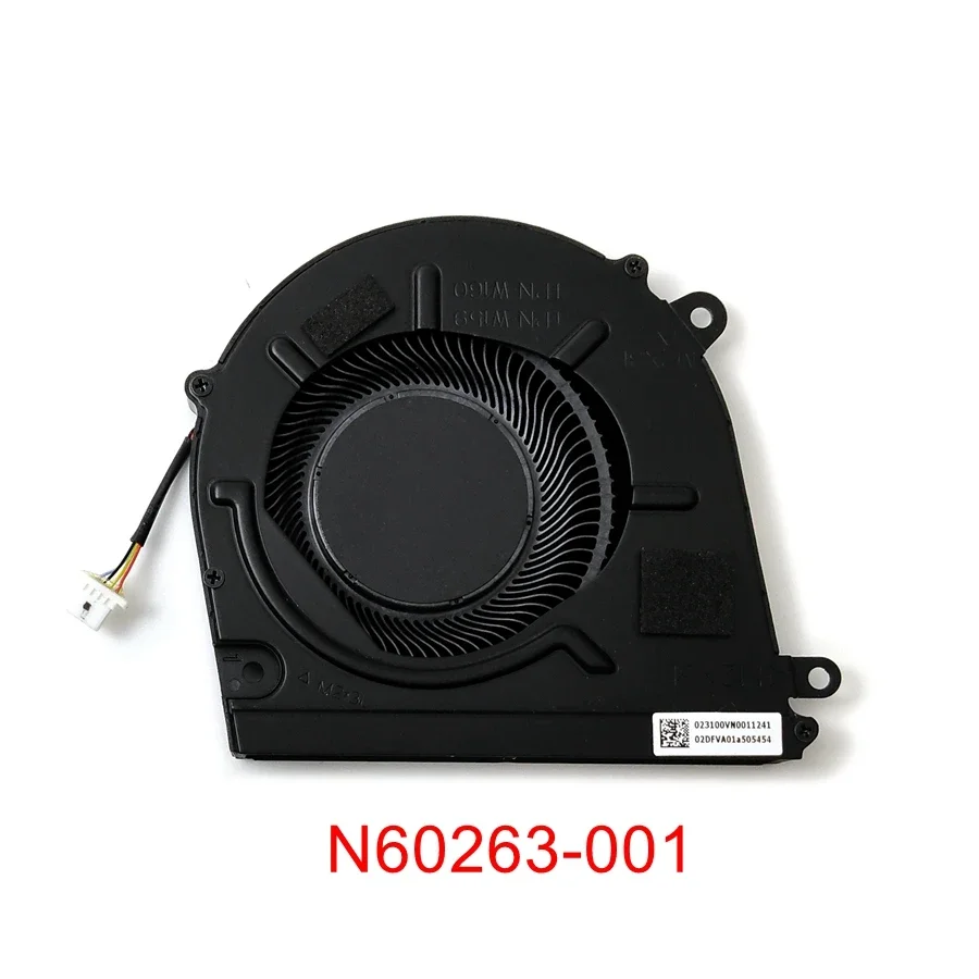 New Original Laptop Cooling Fan For HP Pavilion Plus 14 ey ew TPN-W159 TPN-W160 Cooler FQU9 DC5V 0.8A DFS5L22H05B85A N60263-001