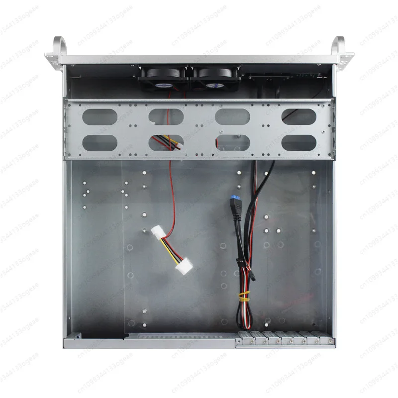 2U server chassis aluminum panel 2U 1 + 1 redundant dual power eatx main board 2U450 short chassis industrial control