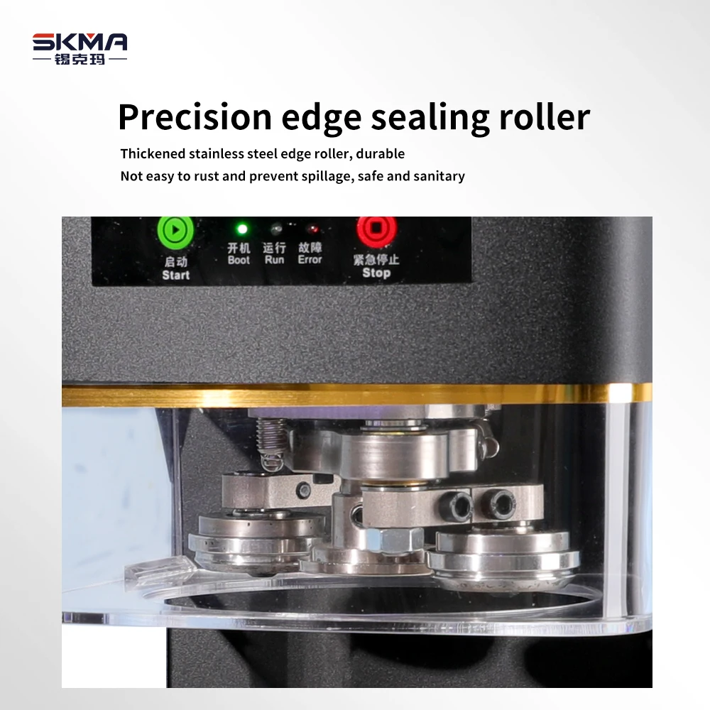 CE Certification Automatic Electric Pet Can Sealing Machine Bubble Tea Coffee Juice 110V 120V Can Sealing Machine