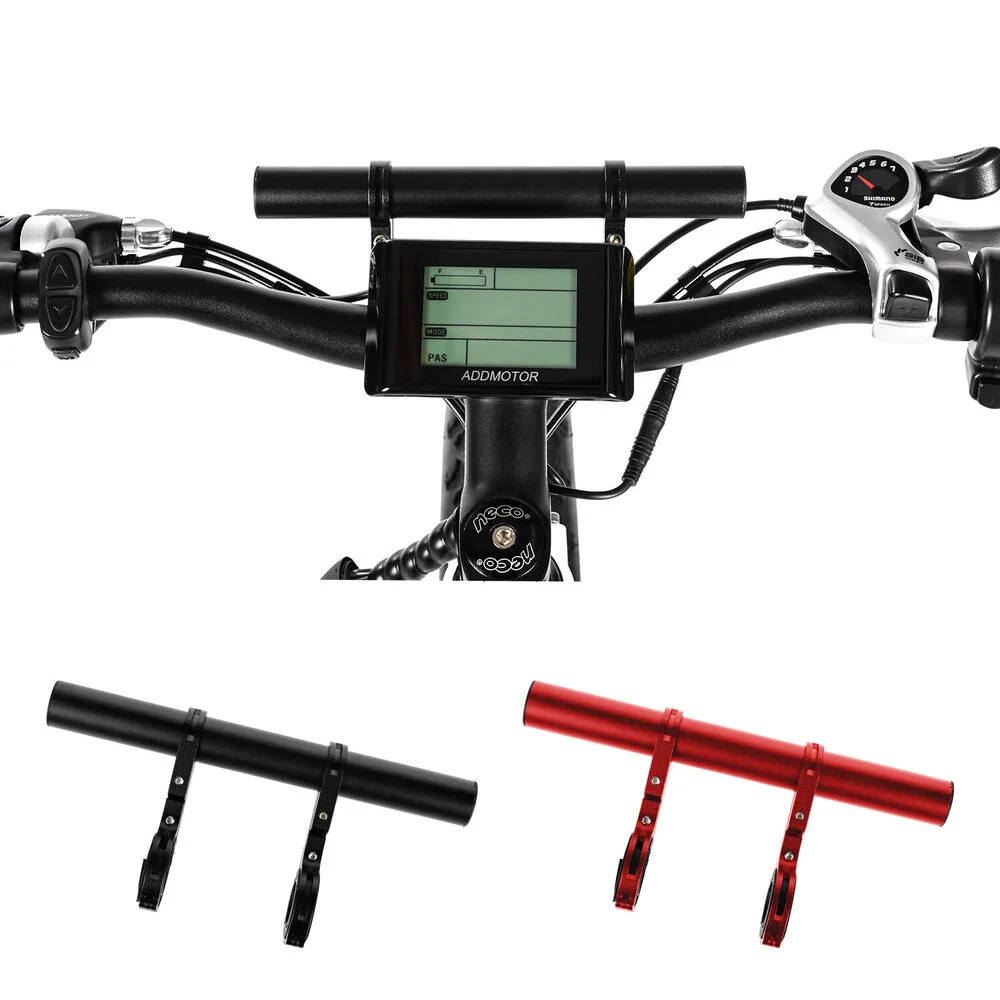 Bike Handlebar Extender Extension Bicycle Bar Mount Headlight GPS Holder Bracket Extension Stand Extension Stand Lamp