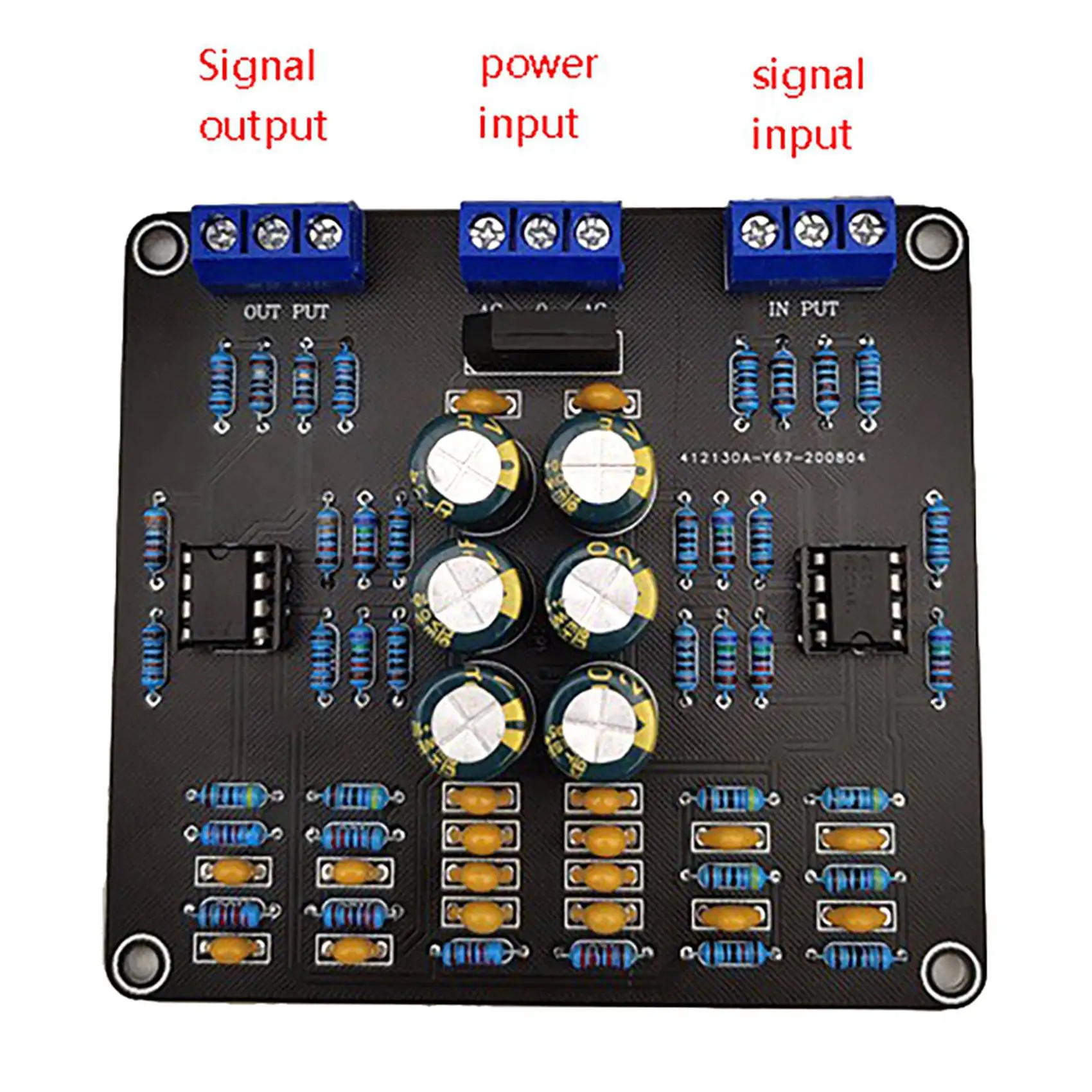 [AAAE 2026] 2X Hifi Preamplifier Board Hifi Power Amplifier Accessories Power Amplifier Preamp Tuning Board Front Panel