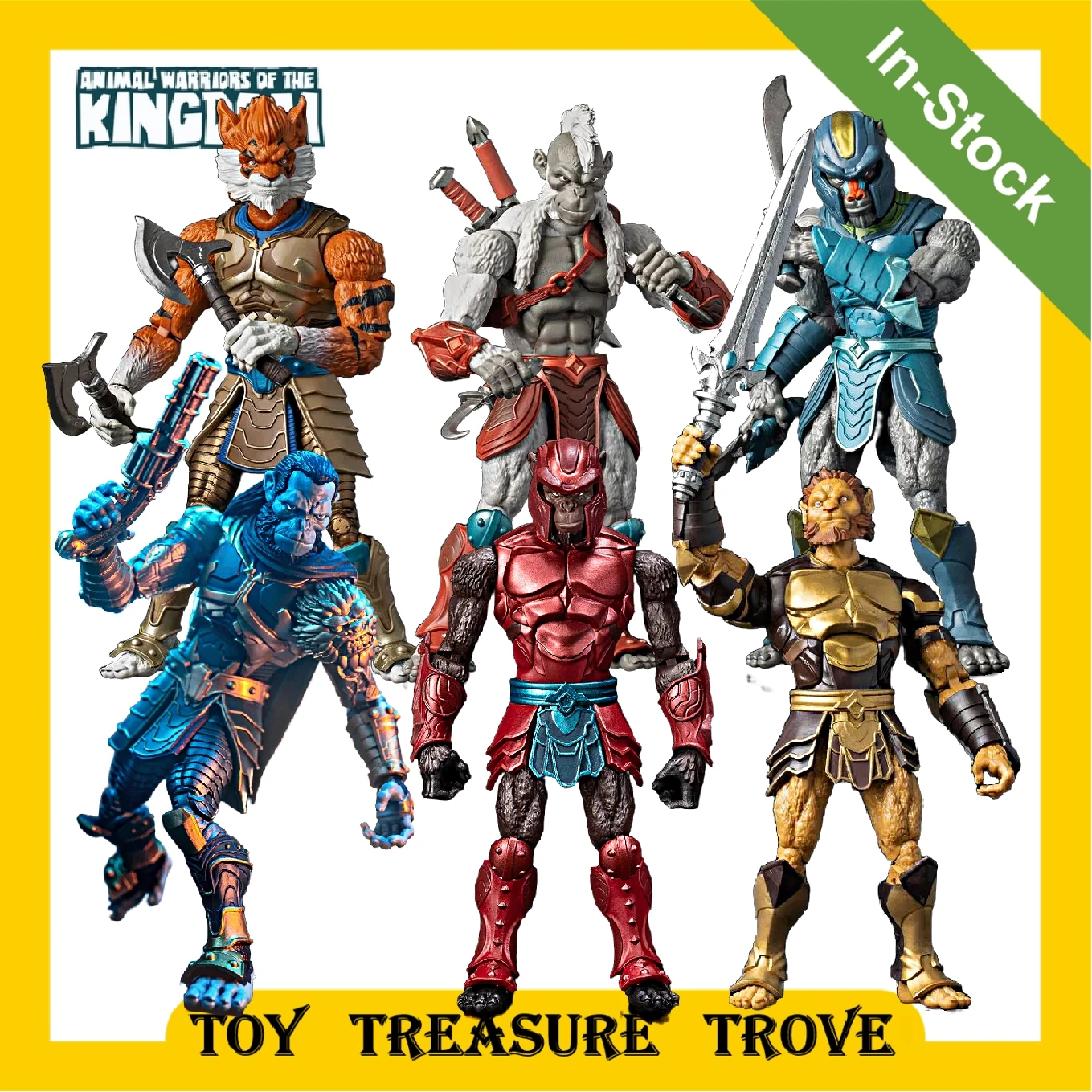 [IN STOCK] 1/12 Spero Studios 6.5Inches Action Figure Animal Warriors of The Kingdom Primal Series Toy