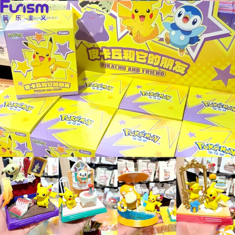 in-stock-funism-original-pokemon-blind-box-pikachu-and-its-friends-mystery-box-action-figures-decorative-anime-model-toy-gifts