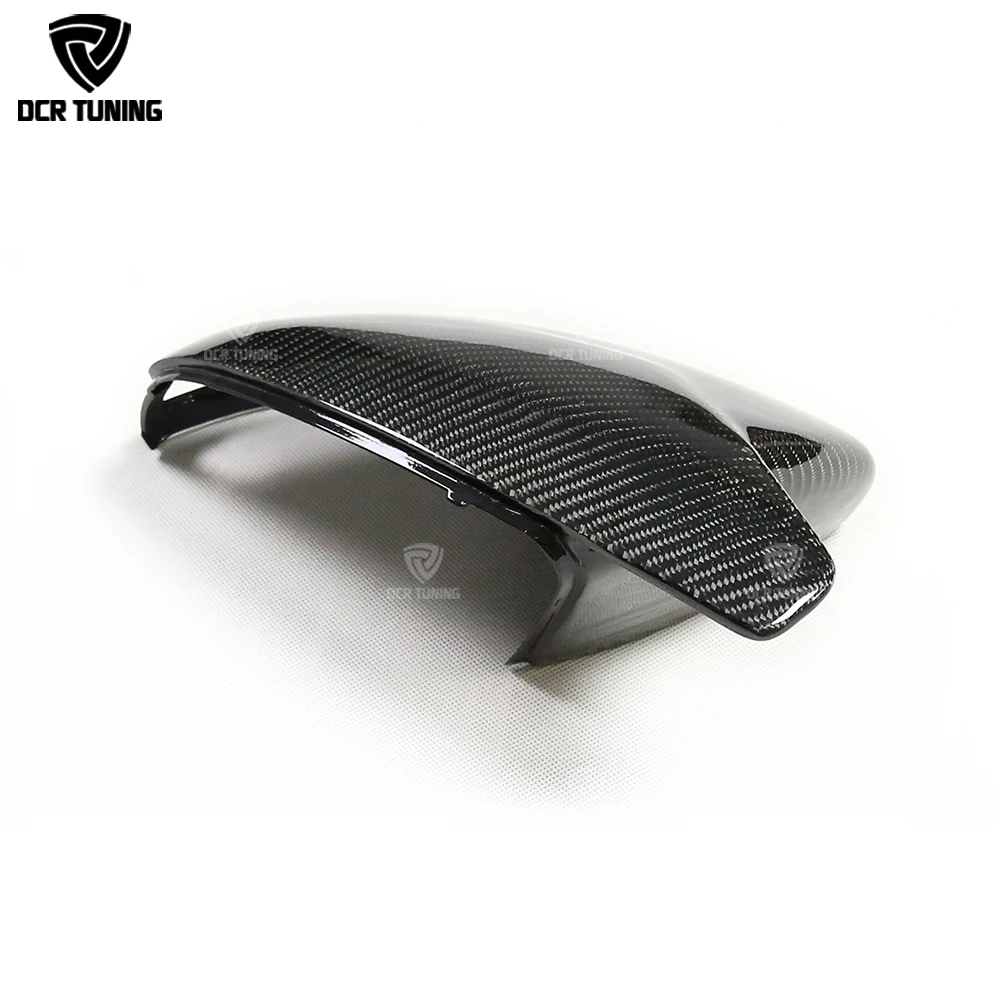 Carbon Fiber Horns M look Mirror Cover For Mercedes W205 W222 W213 W238 X205 LHD For Benz C S GLB GLC E Class AMG Replacement