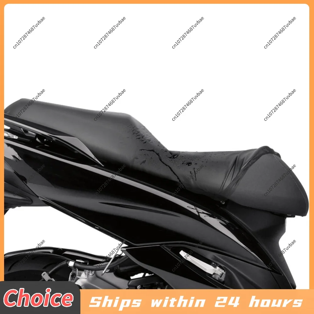 Motorcycle Seat Cover Rainproof Scooter Seat Protector with Drawstring Cycling Cushion Seat Protector Outdoor Biking Accessories - view 4