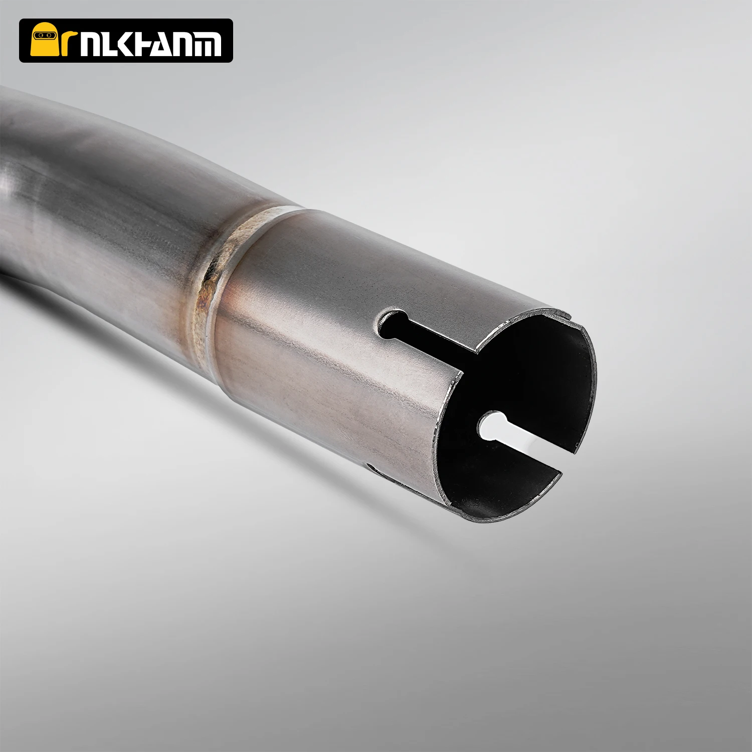 الانزلاق على لسوزوكي V-STROM 650/650 XT DL650 DL 650 XT 2017-2022 دراجة نارية العادم الأوسط وصلة الأنابيب Ti. سبيكة العيار الأصلي #4