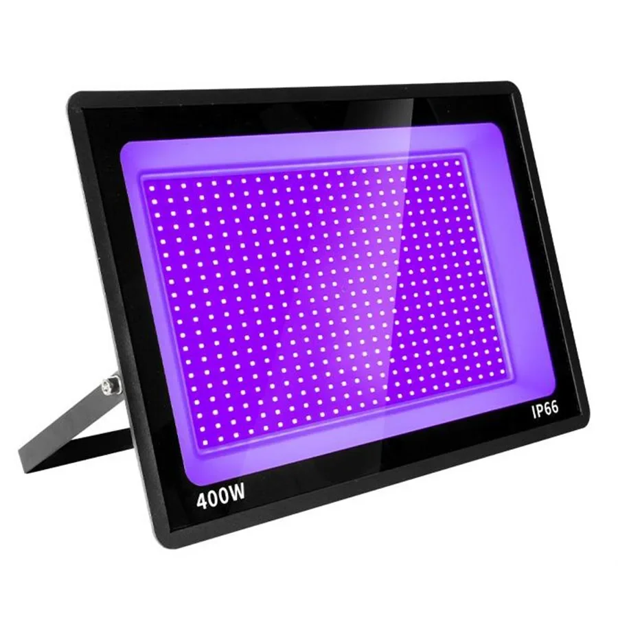 

High Power 400W LED UV Black Light 100W 200W 300W UV Flood Light Outdoor 395nm LED UV Blacklight Floodlight for Glow Party Decor