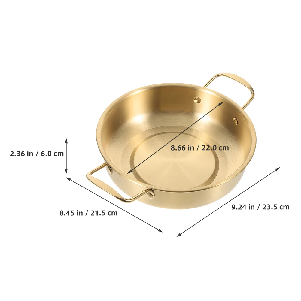 Work on Wok Anti-overflow Fried Chicken Pot Cooking Kitchen Ramen with Handle Hot Outdoor Golden Instant Noodle Stainless Steel