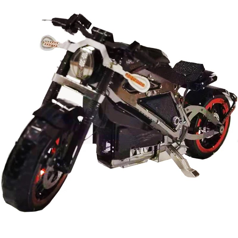 

Love to spell all metal stainless steel DIY3D Mosaic model toy motorcycle Avenger electric motorcycle