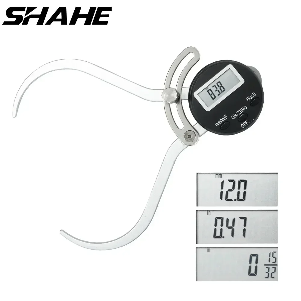 

SHAHE 150mm 6" Fraction/mm/in Digital Outside Caliper Thickness Gauge Outside Electronic Caliper Gauge For Woodworking