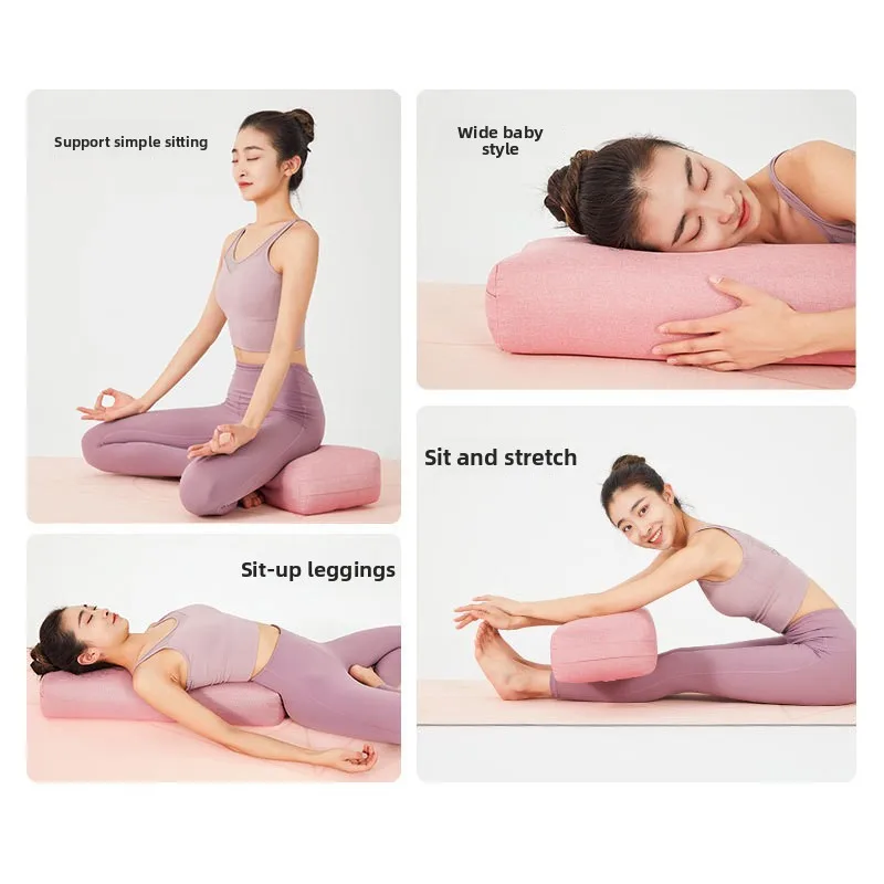 

Yoga Bolster Pillow, Rectangular Meditation Cushion, Lightweight Yoga Prop, Restorative Yoga Pillow, Pilates Support Cushion