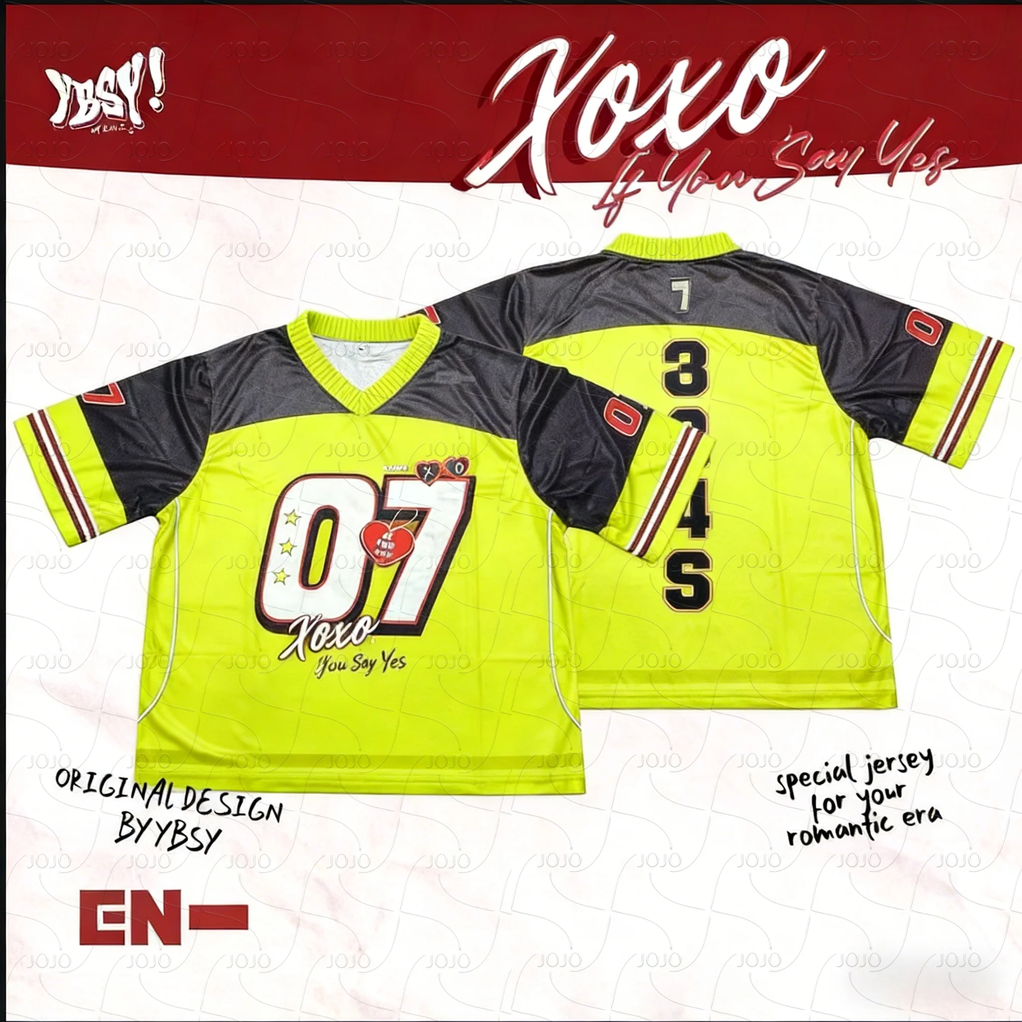 

Новая корейская футболка YBSY XO Sport 2026 года для женщин, летняя, с V-образным вырезом, свободного кроя, с принтом, в уличном стиле, модная, повседневная, с коротким рукавом, топ Y2K