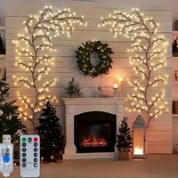 USB Powered Tree Strips Light 8 Modes Fairy Tale Tree Branch Bedroom Christmas Valentine Gift for Wedding Party Garden Lighting