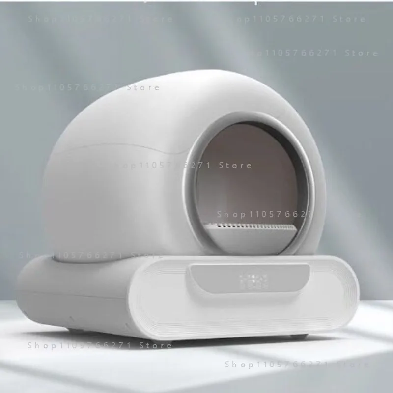 65L Smart Cat Litter Box Automatic Cat Toilet Electric Cat Litter Box Litter Machine 110V