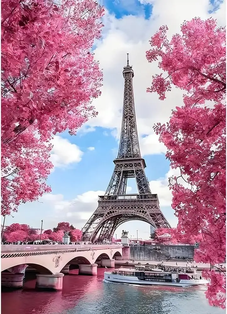 

Наборы для алмазной вышивки 5D Flower Diamond Art Painting Kits для взрослых, пейзажные алмазные картины, набор для самостоятельной алмазной вышивки с полным заполнением полей