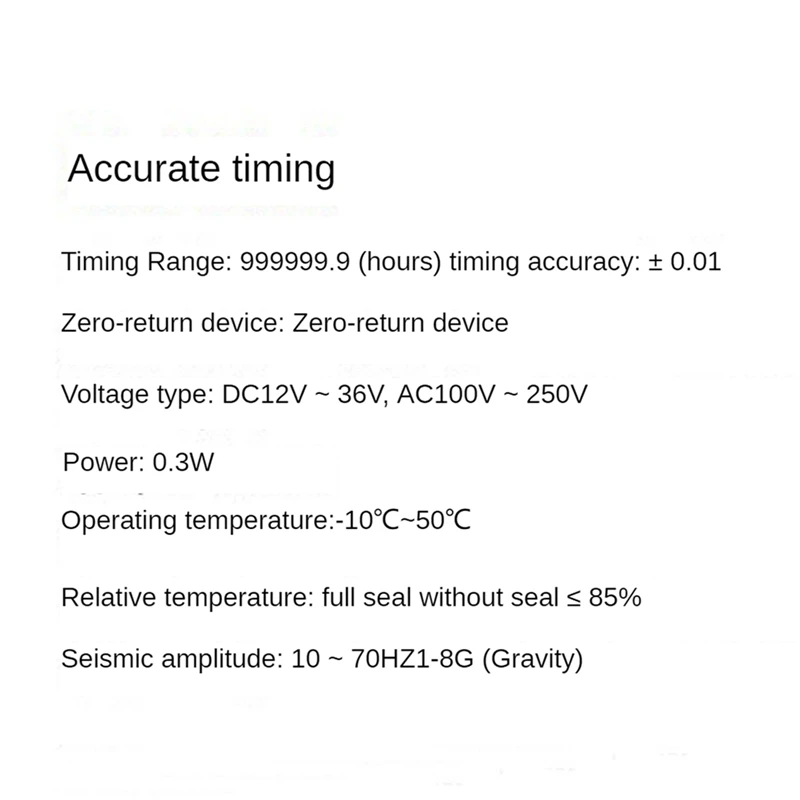 Hm-1 Timer Generator Luchtcompressor Rookmachine Industriële Timer Meter Urenteller