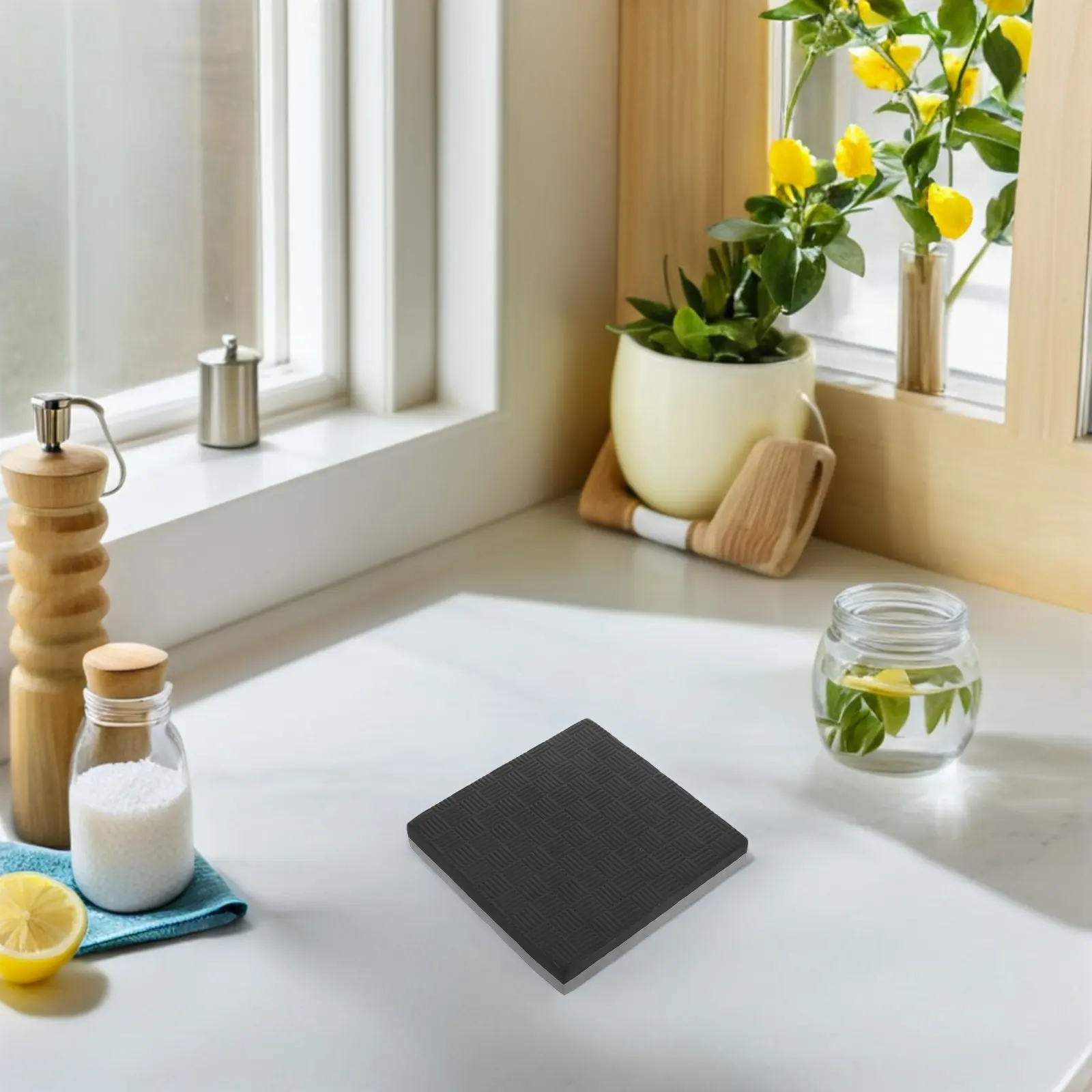 Anti Vibration Blender Mat Shock Absorbing Non Skid Sound Dampening Pad Square Kitchen Appliance Noise Reduction Protector