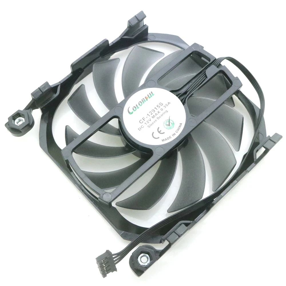 Ventilador VGA para placa gráfica de resfriamento, 4 fios, 4pin, Inno3D, GTX1060, ITX, GTX650Ti, 750, 750ti, CF-12915S, DC12V, 0.35A, 85mm