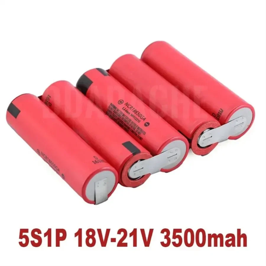 Original battery 18650 GA 3S1P-5S2P 3500-7000 mAh high capacity customizable for screwdriver welding batteries 18650