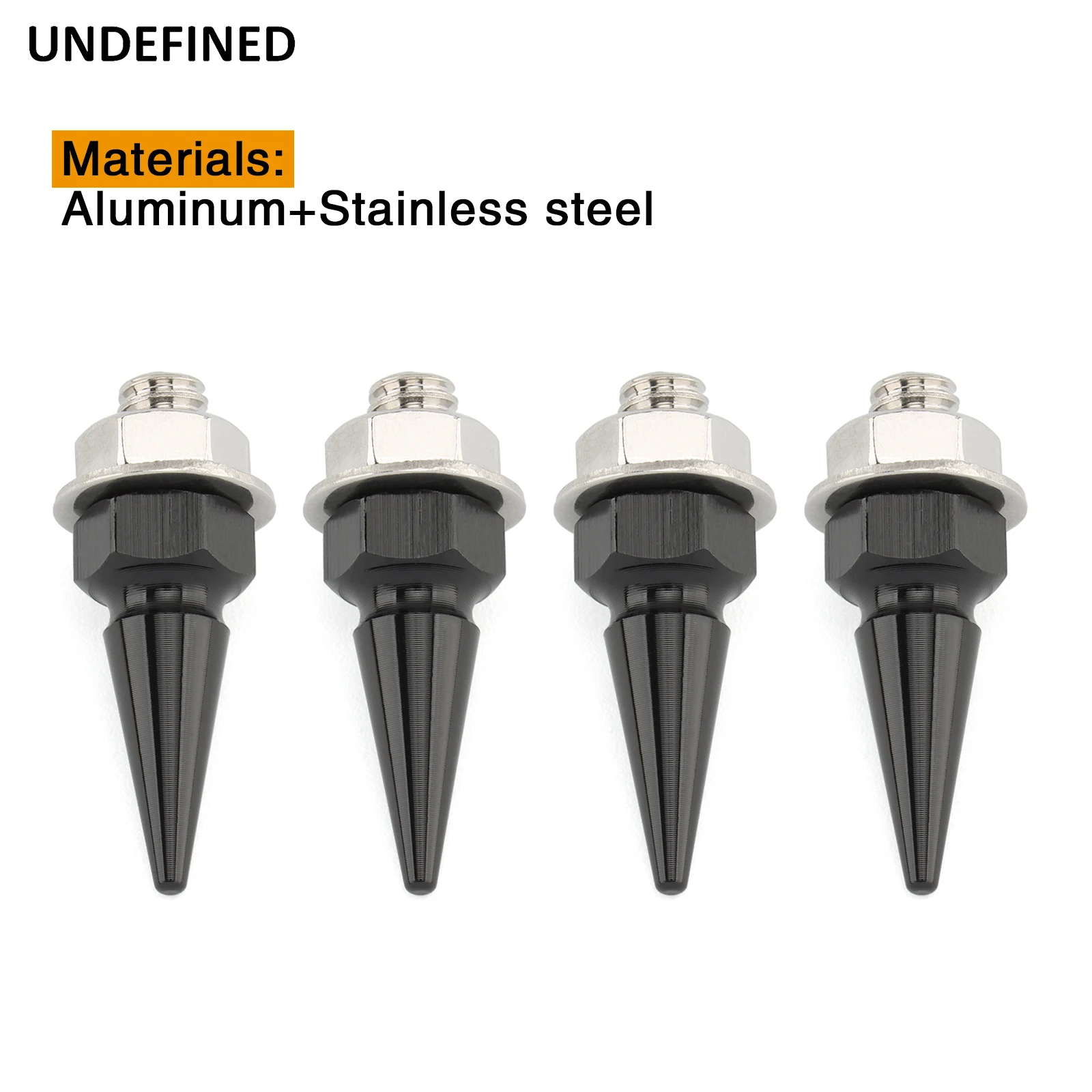 4pcs Threaded Tips Screw Car Modified Fasteners Fender Washer Bumper Engine Screws License Plate Aluminium Alloy Bolts