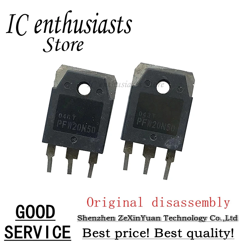 10PCS PFW20N50 20N50 20A 500V TO-3P Original disassembly