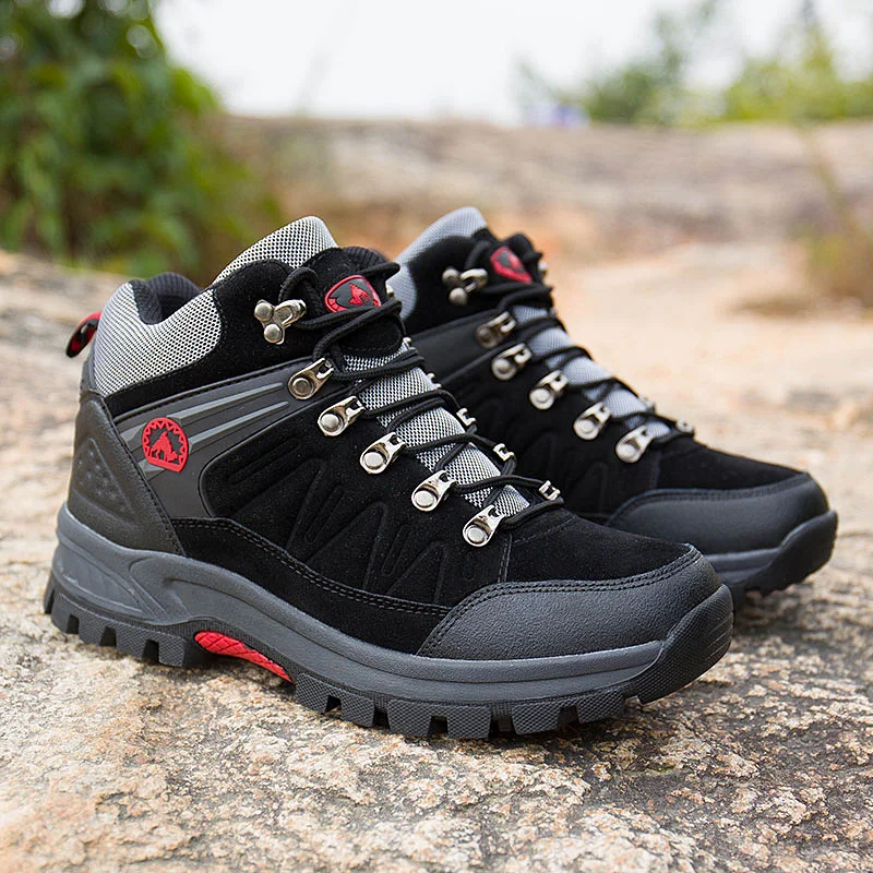 

Spring and Autumn High Gang Mountaineering Shoes Outdoor Hiking Shoes Anti slip and Wear resistant Sole Hiking Shoes