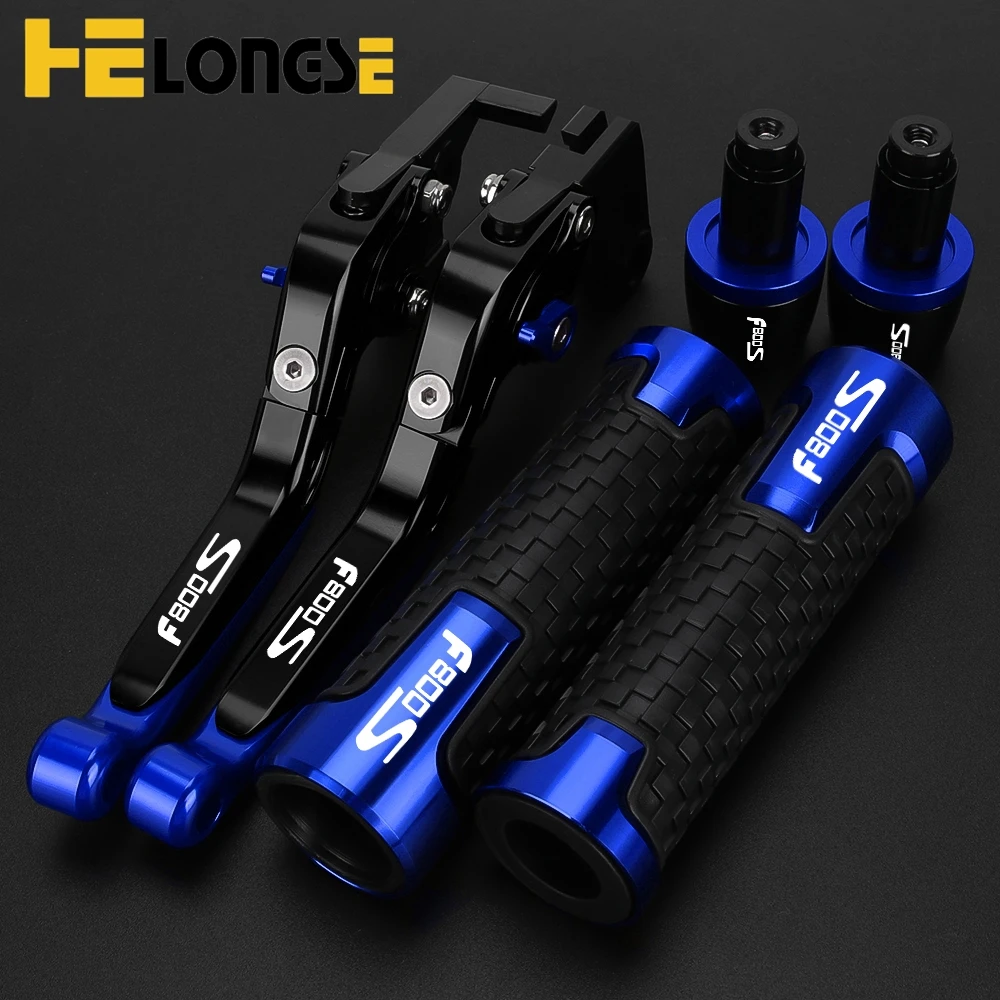 For BMW F800S F800 F 800 S 2006-2014 2013 2012 Motorcycle Accessories Adjustable Brake Clutch Levers Handlebar Hand Grips End