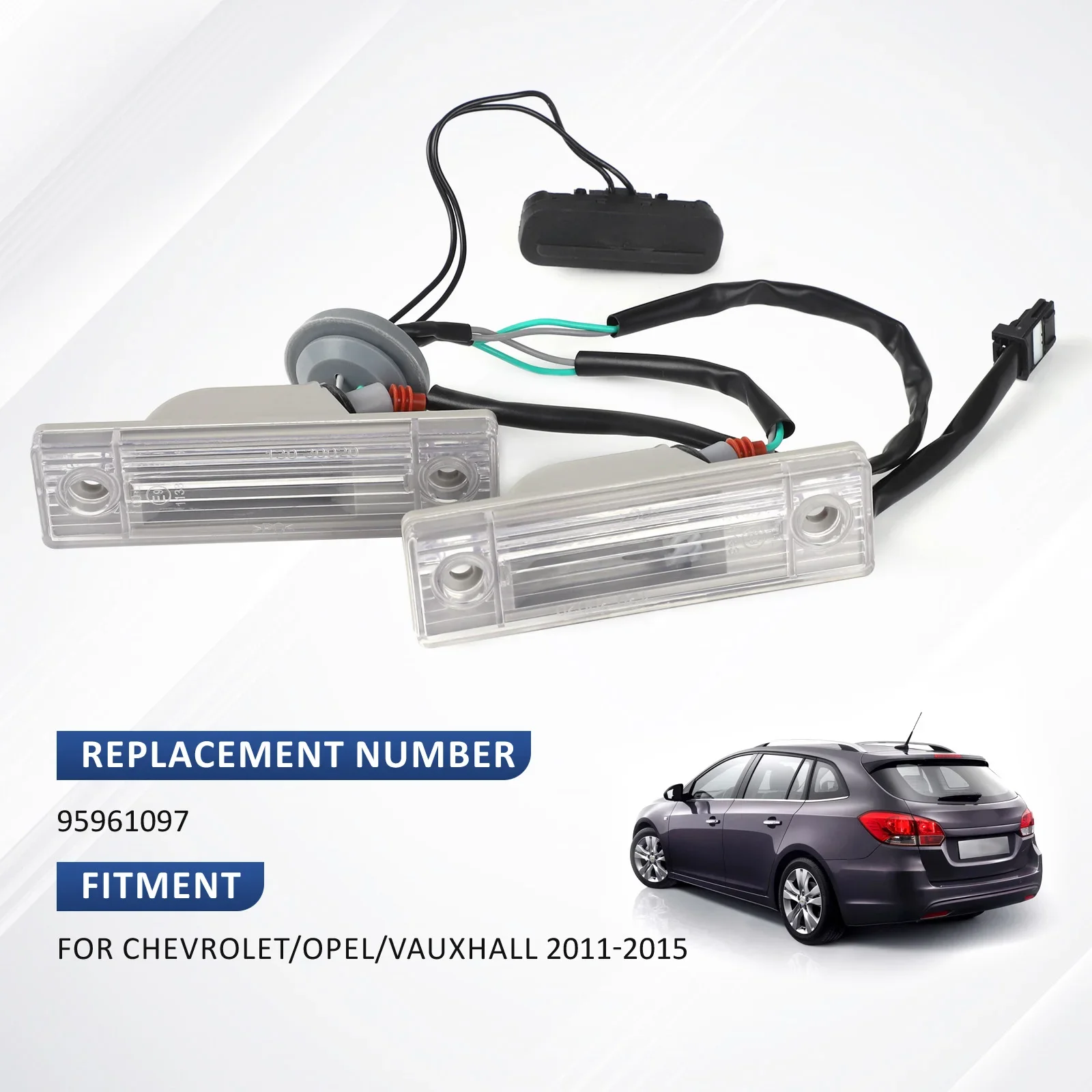 

CNSPEED Rear Trunk Lid Tailgate Release Switch Button Repair Kit For Chevy Cruze 2009-2014 For Chevrolet Orlando 2011-2013 2014