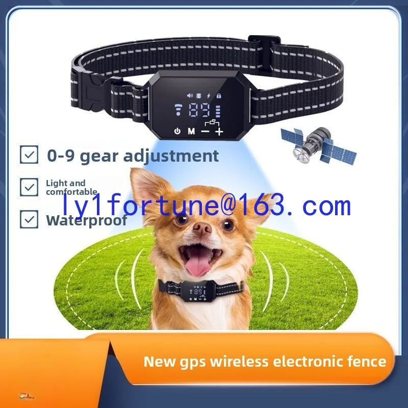 

Wireless Electronic Fence GPS Waterproof Bark Stopper Dog Trainer Pet Electronic Fence
