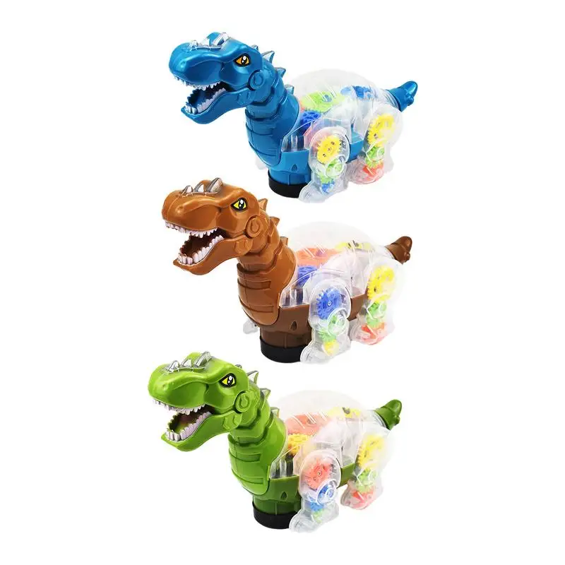 

Moving Dinosaur Toys Hands Operated Transparent Electric Sounding Toys Early Learning For Kids Toys And Games Accessories